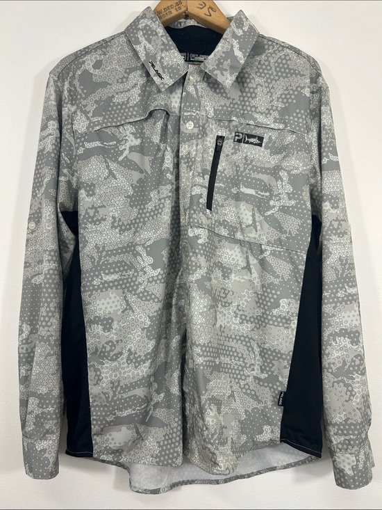 Pelagic Other - Pelagic Men's Eclipse Pro Series Guide Fishing Shirt Camouflage UPF 50+ Size M
